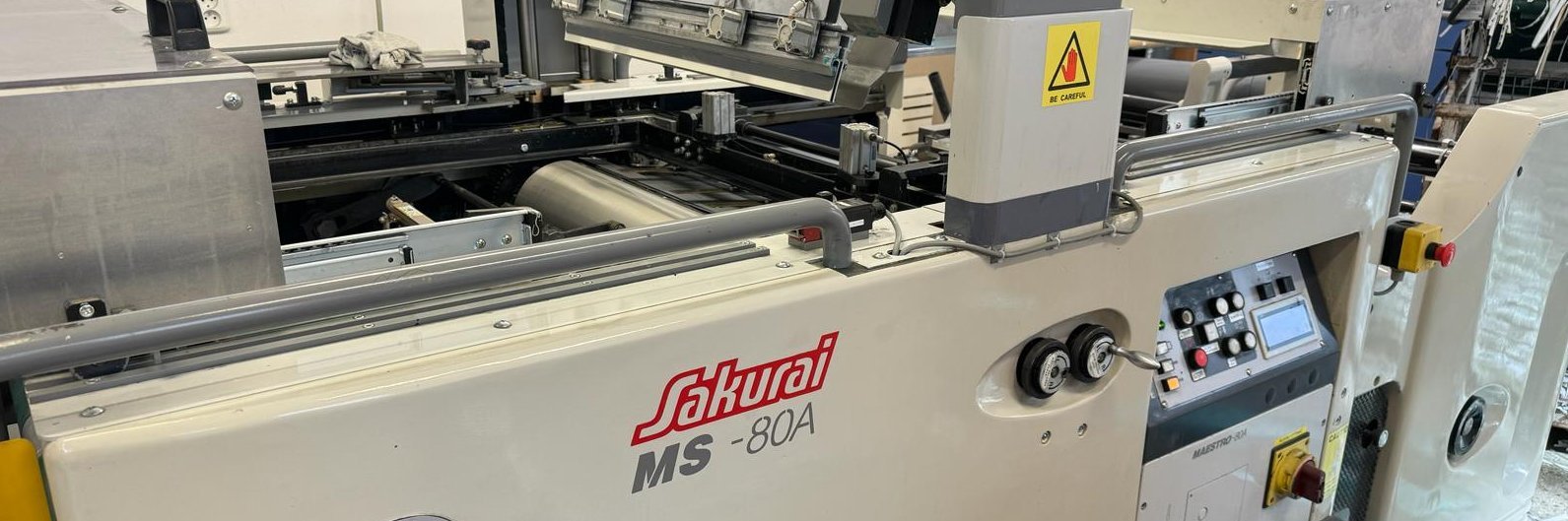 Máquina de serigrafia Sakurai MS-80A